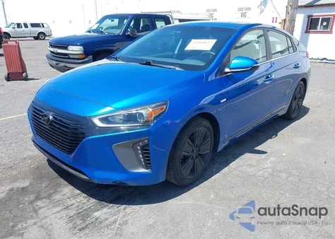 2018 Hyundai Ioniq Hybrid Limited from USA, damaged, VIN KMHC85LC0JU065414